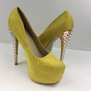 Cr Collections Womens High Heel Shoes Size 7.5